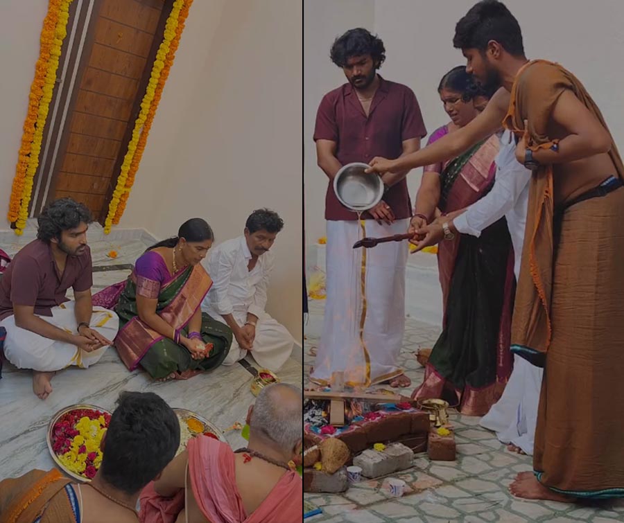 Kiran Abbavaram Built A New House At His Hometown