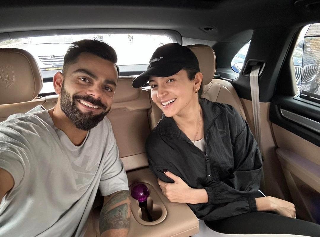 Kohli, Anushka from spiritual to romantic