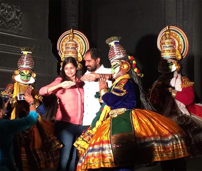 Krish, Dr Ramya Caught Dancing At Satakarni Shooting Spot