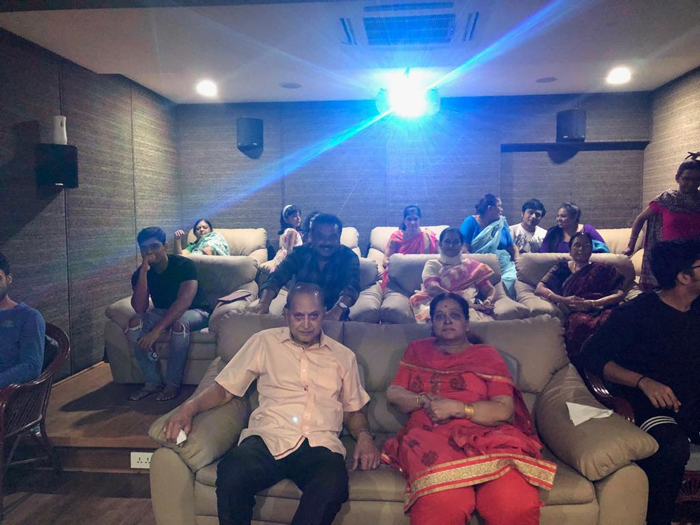 Krishna and family watched Maharshi