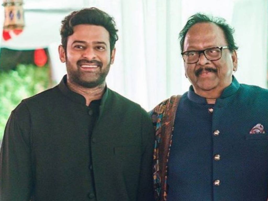  Krishnam Raju with Prabhas