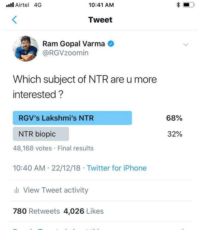 Lakshmi's NTR More Interesting Than NTR