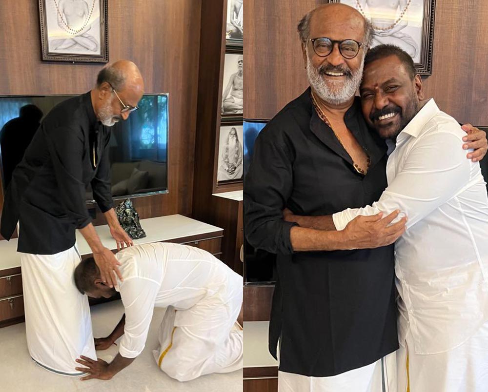 Lawrence seeks Rajini blessings ahead of Chandramukhi 2 Release