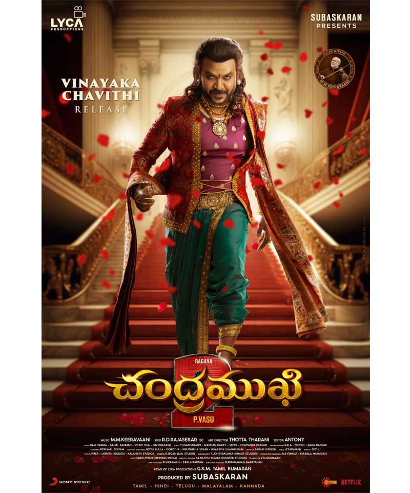 Lawrence Vettaiyan Look From Chandramukhi 2