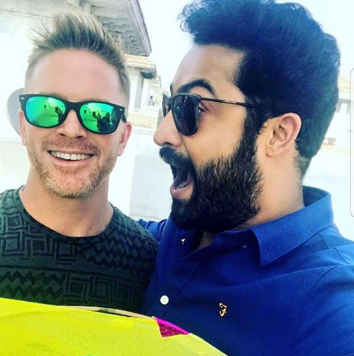 Lloyd Stevens and Jr NTR