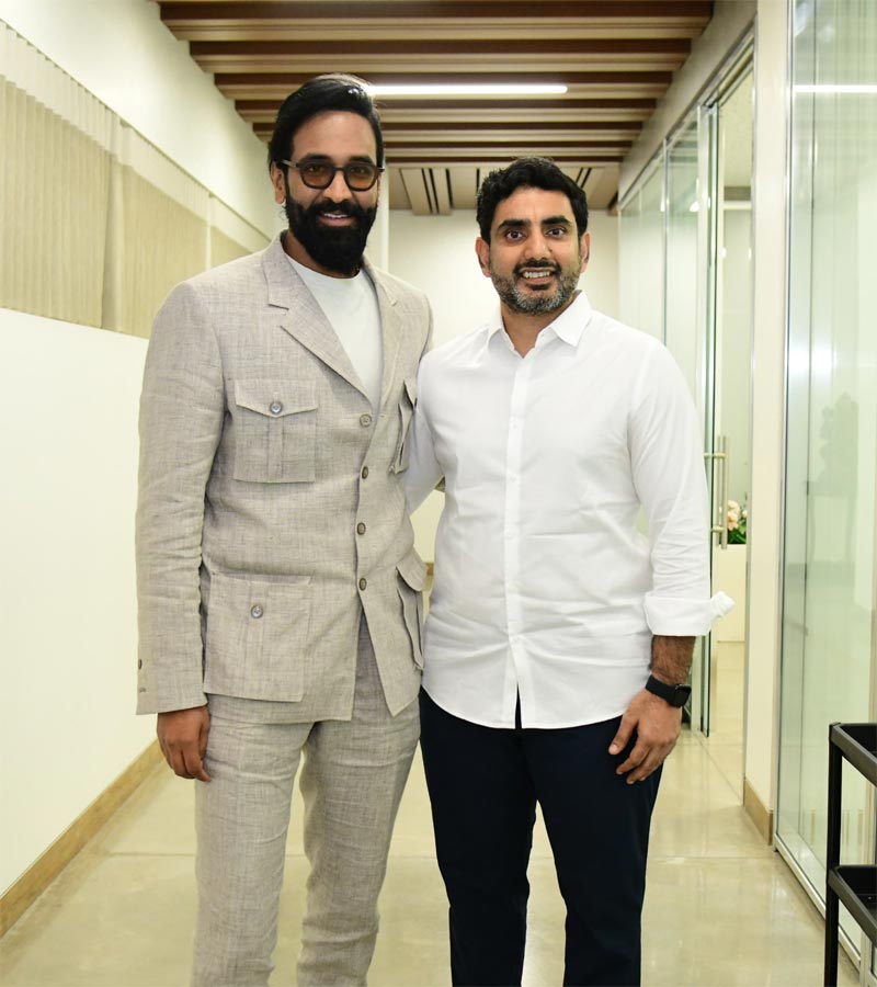 Maa President Manchu Vishnu meets AP Minister Nara Lokesh