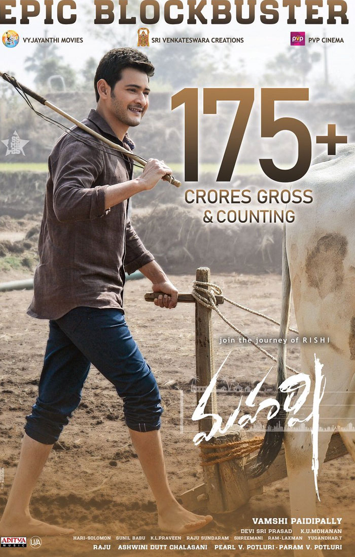 Maharshi 25 Days World Wide Shares