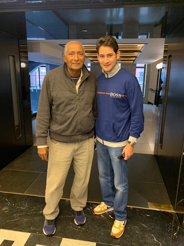 Mahesh Babu and Andy Roberts