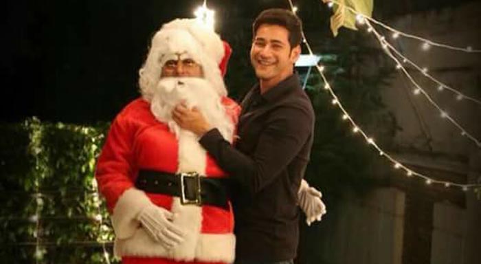 Mahesh Babu celebrating Christmas