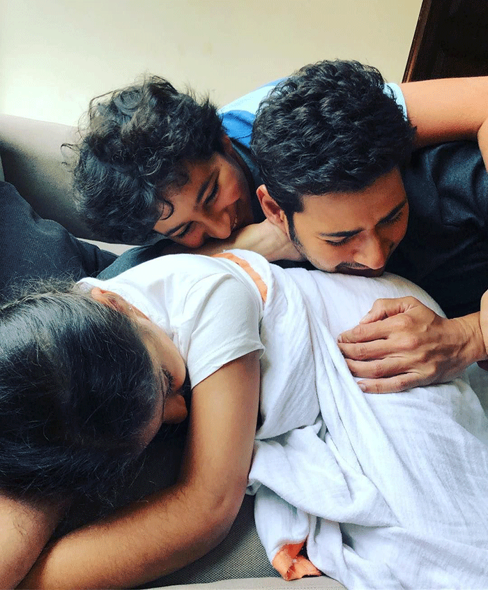 Mahesh Babu enjoying fun time with his kids