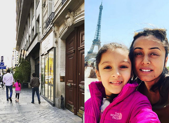 Mahesh Babu's Family in Paris