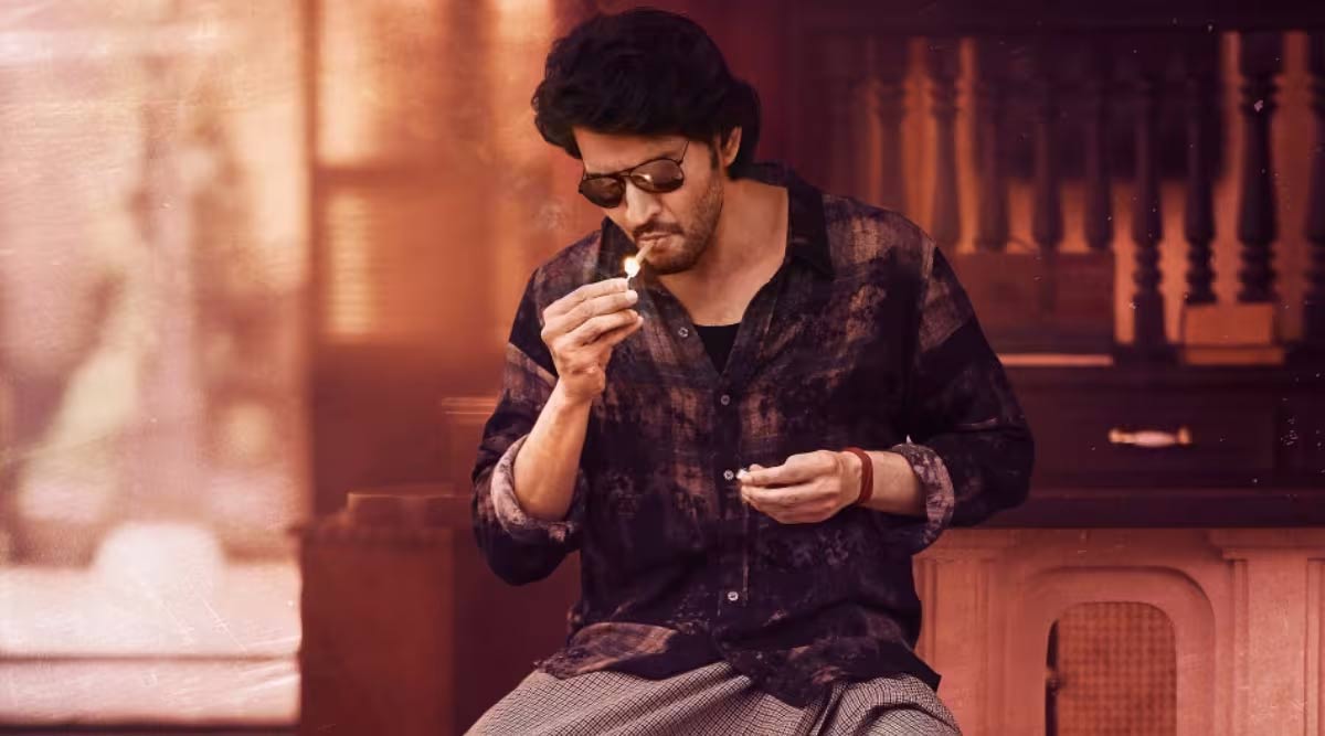 Mahesh firing with guns in Guntur Kaaram