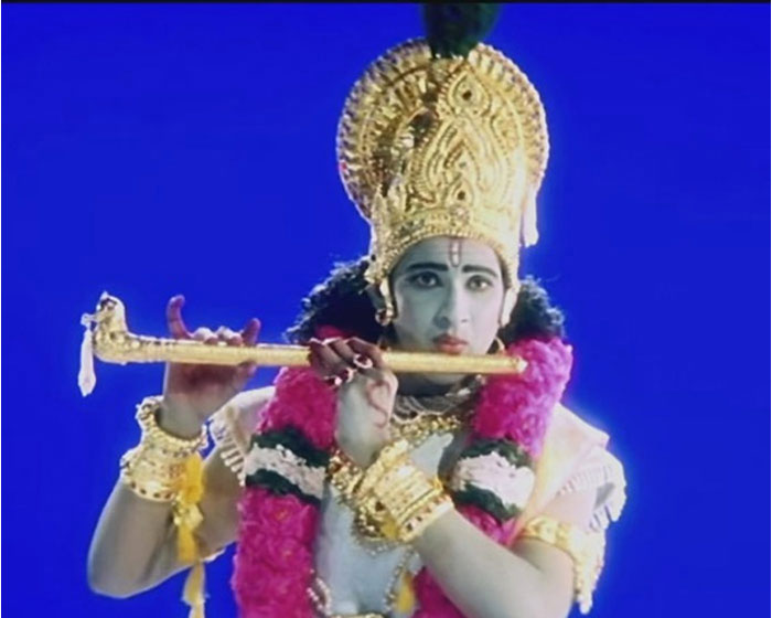 Mahesh's Look As Sri Krishna