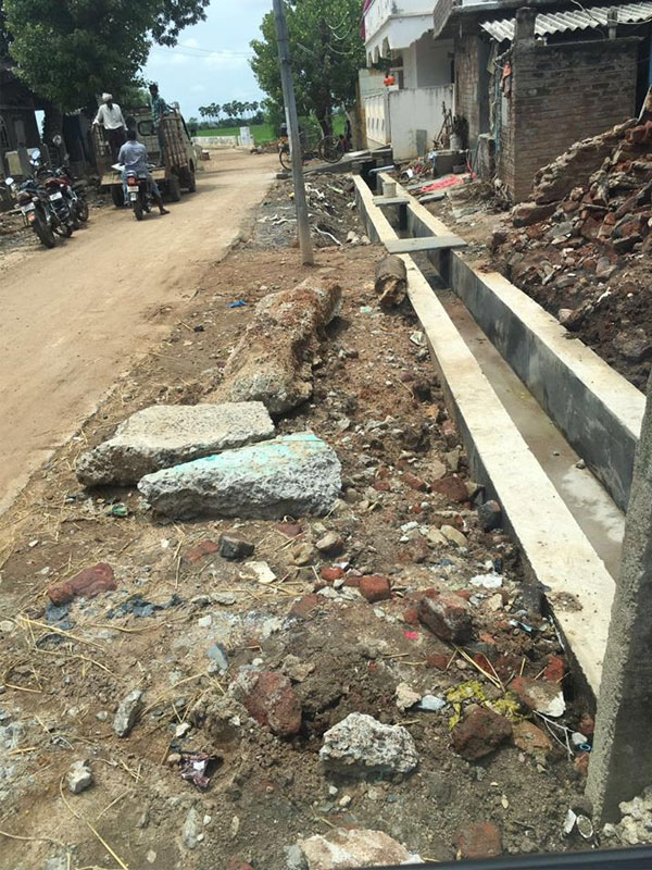Mahesh's Posts Buripalem Development Pics in Facebook