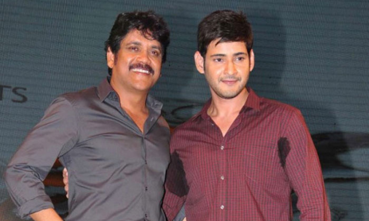 Mahesh with Nagrjuna