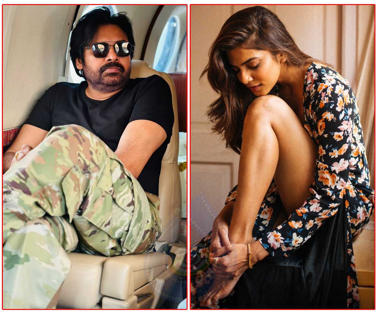 Malavika Mohanan is fixed next to Pawan Kalyan