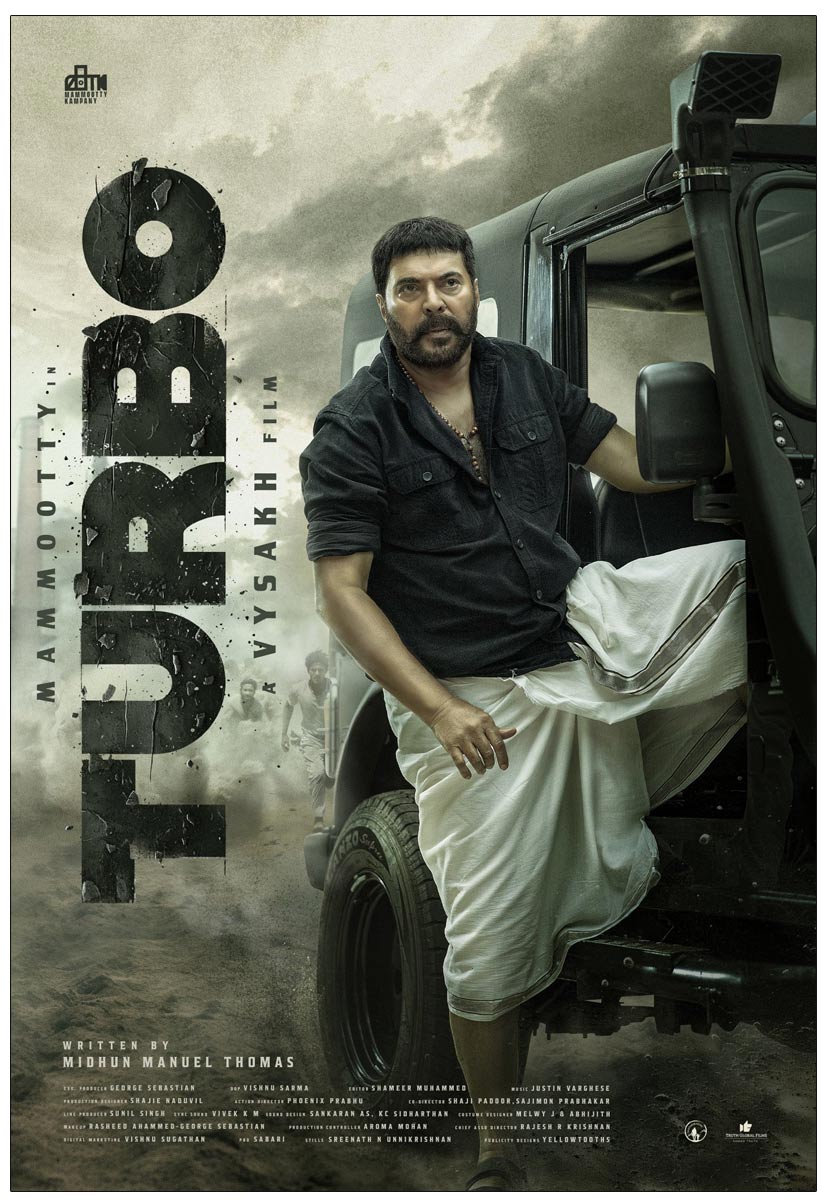 Mammootty Exudes Swag In Turbo First Look