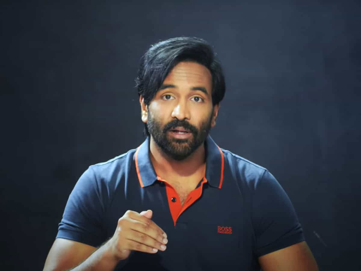 Manchu Vishnu speaks with AIG Hospital regarding Shiva Shankar master