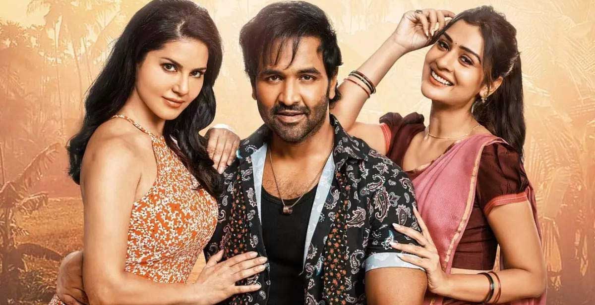 Manchu Vishnu with sunny leone and payal rajput in Ginna movie