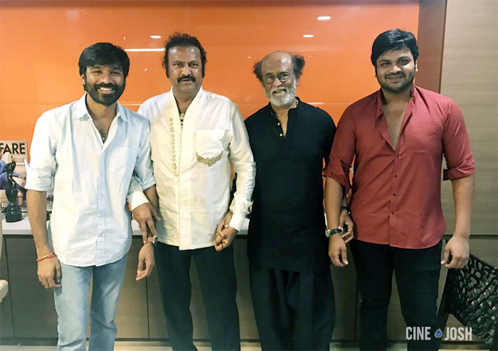 Manoj Manchu, Mohan Babu, Rajinikanth, Dhanush In One Frame