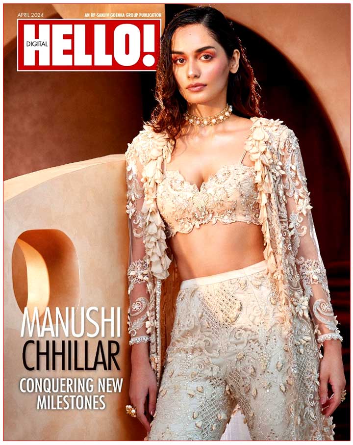 Manushi Chhillar turns hot for Hello Magazine