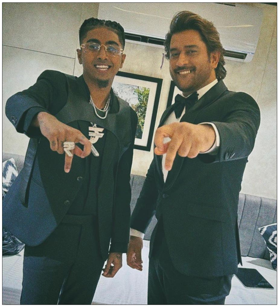 MC Stan With MS Dhoni