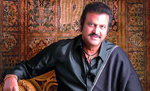 Meena and Ramya with Mohan Babu