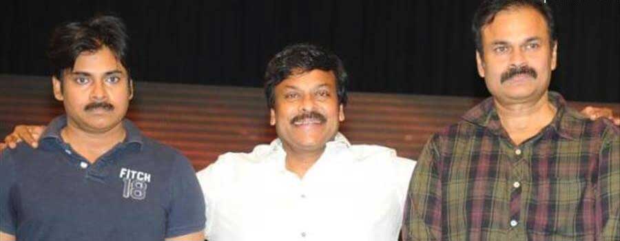 Mega Brothers Meet at 'Sardaar Gabbar Singh's Venue of Amaravathi?