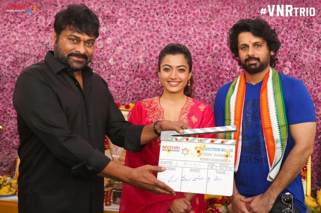 Megastar Chiranjeevi Launches VNRTrio Film