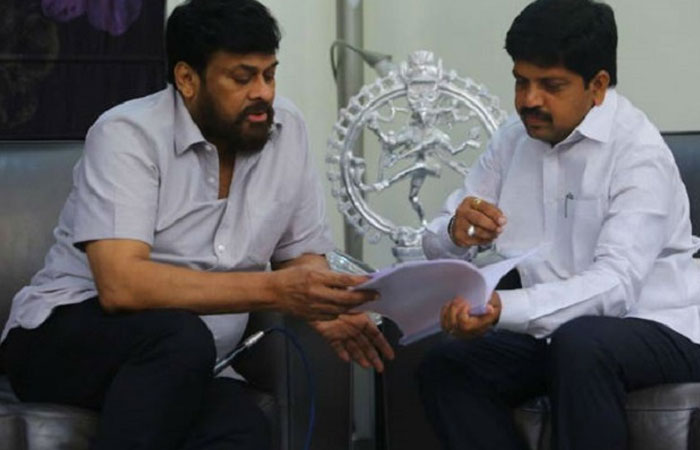 Minister Kollu Ravindra Meets Megastar