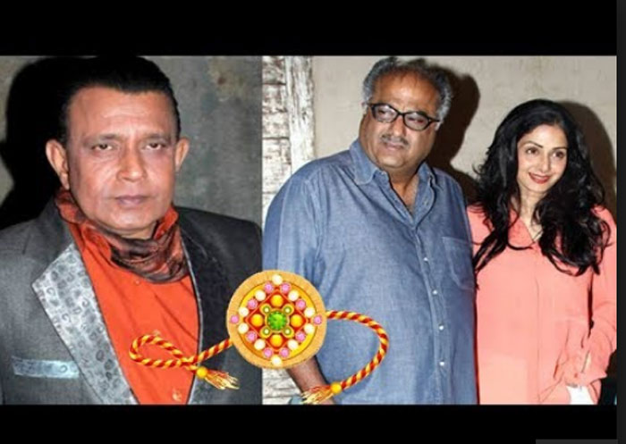 Mithun Chakraborthy,  Boney Kapoor and Sridevi