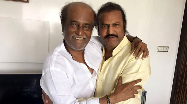 Mohan Babu And Rajinikanth