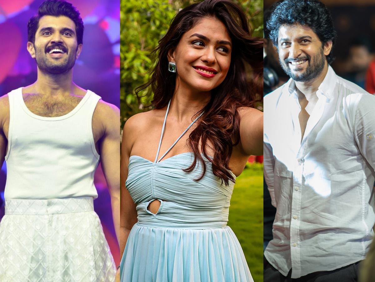  Mrunal Thakur praises Nani, Vijay Devarakonda