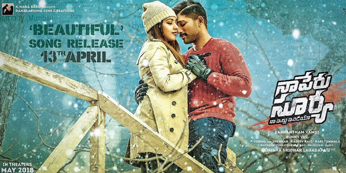 Naa Peru Surya Beautiful Love Song's Report