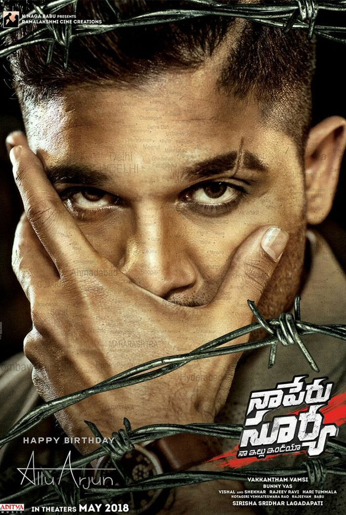 Naa Peru Surya Intense Look