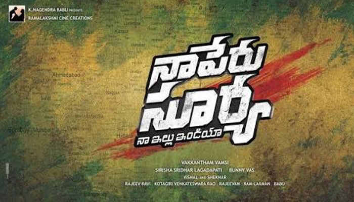 Naa Peru Surya Naa Illu India shaping up well