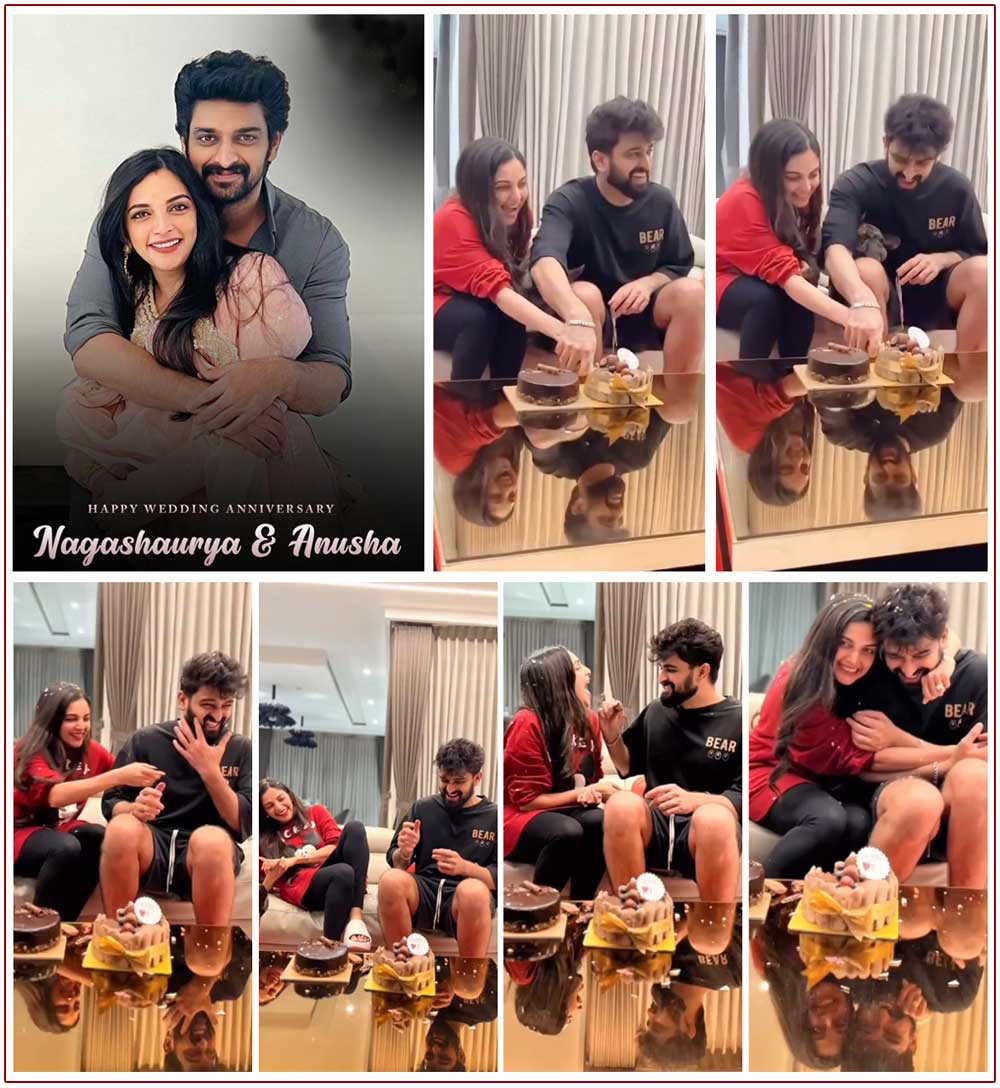 Naga Shaurya - Anusha Shetty wedding anniversary