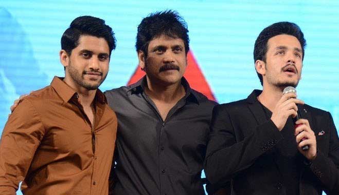 Nagarjuna and Chaithu for 'Akhil'