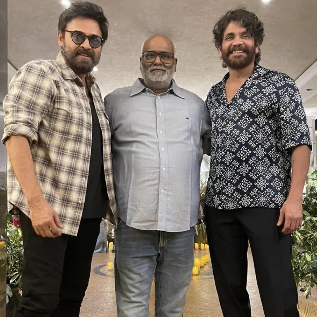 Nagarjuna, Venkatesh with Keeravani
