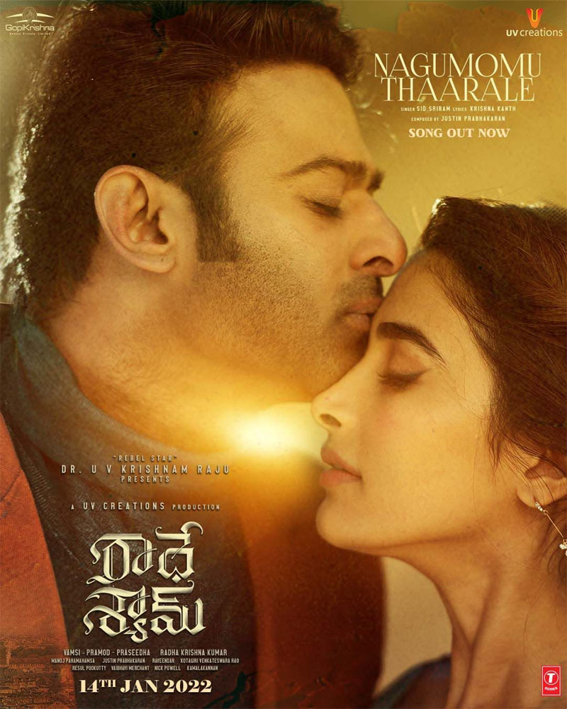 Nagumomo Thaarale from Radhe Shyam capitivates