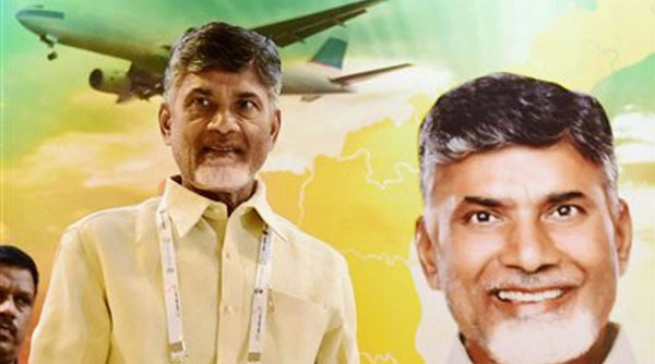 Naidu lays foundation stone for Vizag Airport beautification works