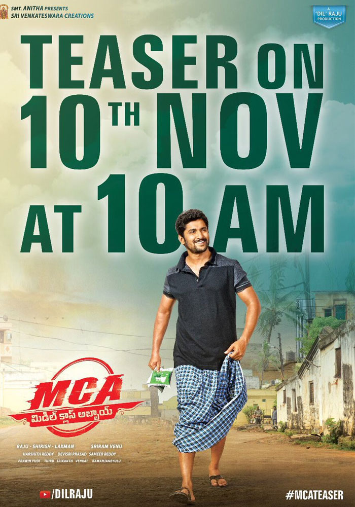 Nani's MCA Teaser on November 10