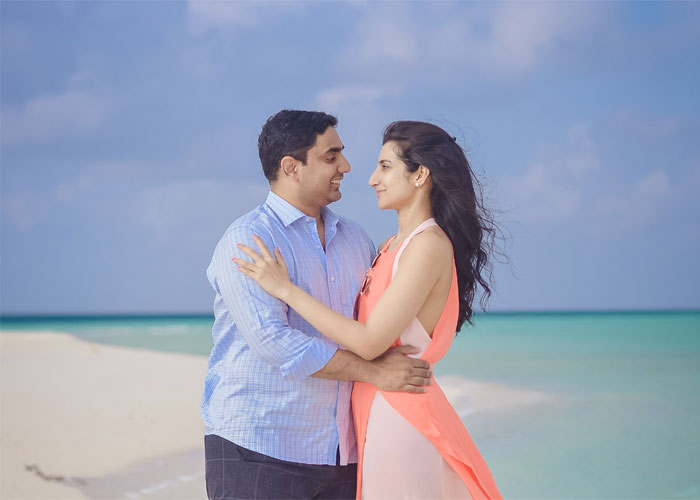 Nara Lokesh with Brahmani