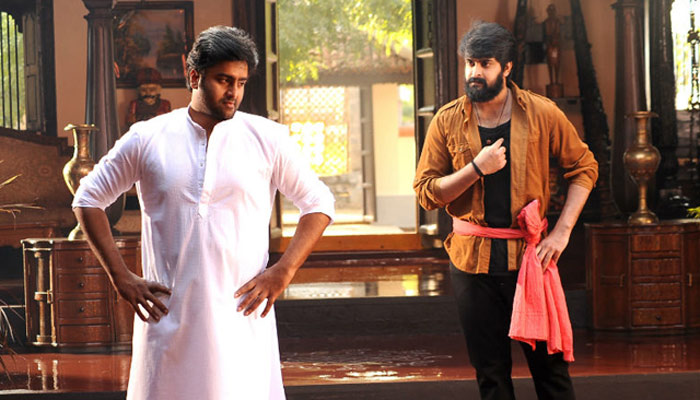 Nara Rohit and Naga Shourya in Kathalo Rajakumari