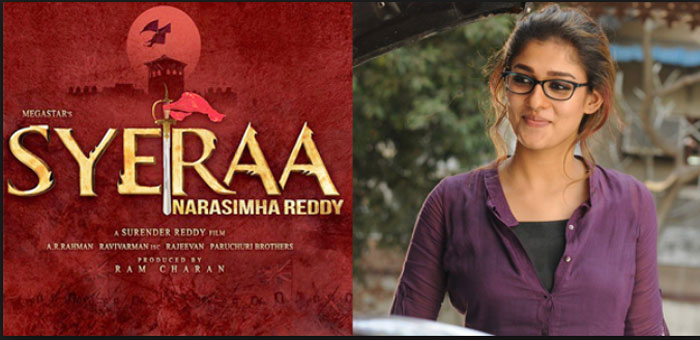 Nayanatara joined  SYE RAA  Movie