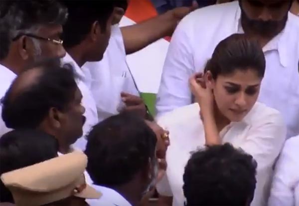 Nayanathara, Vignesh Pay Condolences To Jayalalitha