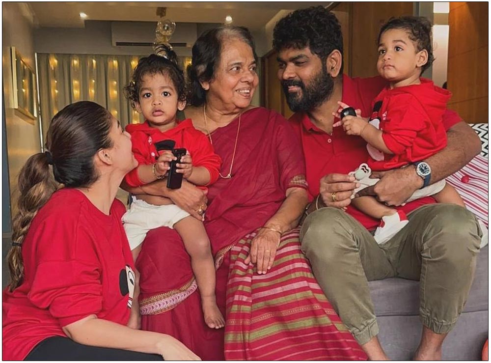  Nayanthara and Vignesh Shivan Christmas celebration with their twin boys