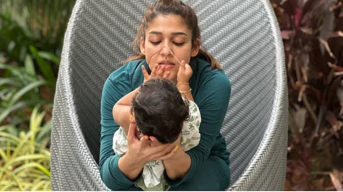 Nayanthara spends time with her son Uyir