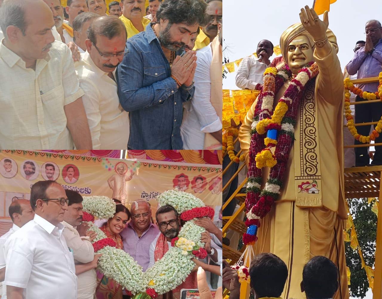New Statue of Nandamuri Taraka Rama Rao 