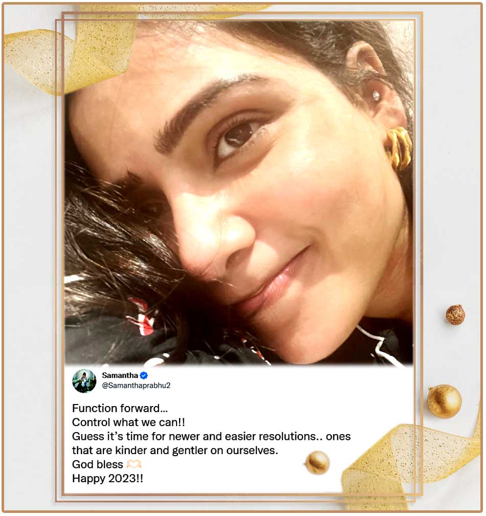 New Year Greetings From Samantha 
